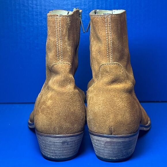 Shoe The Bear Mens Enzo Suede Chelsea Western Ankle Boot in Camel EU41/US8-8.5 - Picture 4 of 9